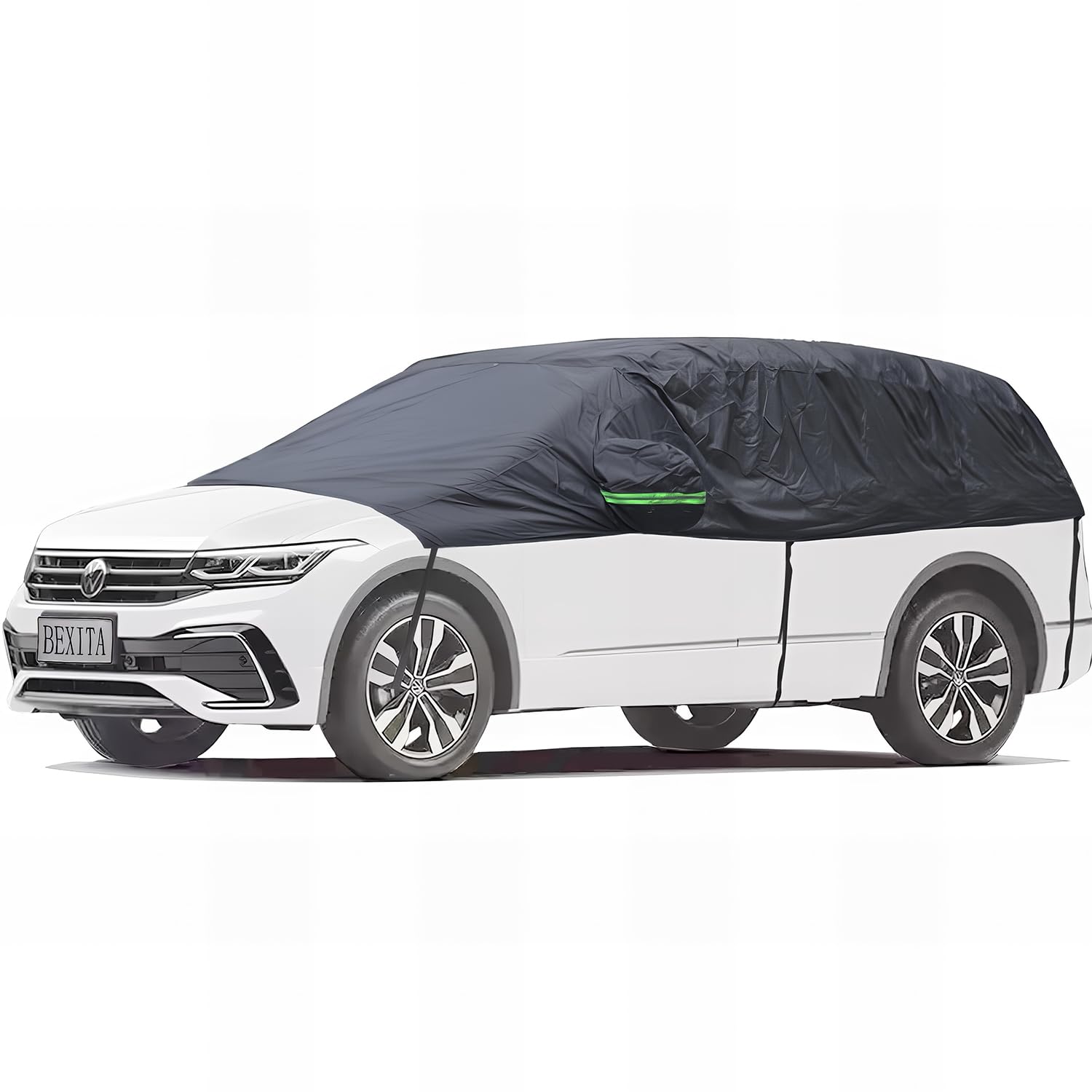 BEXITA Halbgarage Auto Winter Abdeckplane wasserdichte Outdoor Auto Autoabdeckung Halbe Autoplane Auto Scheibenabdeckung Front und Heckscheibe Abdeckung BEXITA Halbgarage Auto Winter Abdeckplane wasserdichte Outdoor Auto Autoabdeckung Halbe Autoplane Auto Scheibenabdeckung Front und Heckscheibe Abdeckung von BEXITA
