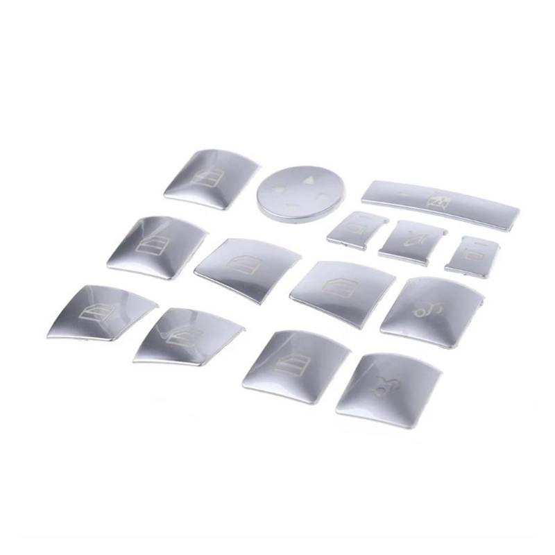 Auto Fenster Glas Lift-Taste Aufkleber Für A B C E GLA CLA GLK GL ML Klasse Fensterheber Steuerschalter von BEYEPZNZCK