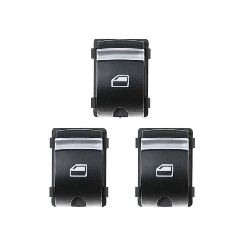 Für A3 8P A4 S4 RS4 B6 B7 A6 S6 RS6 C6 Q7 4F0959851H 4F0959855B 4F 0 959 851H Auto Master Fenster Schalter Taste Konsole Fensterheber Steuerschalter(B) von BEYEPZNZCK
