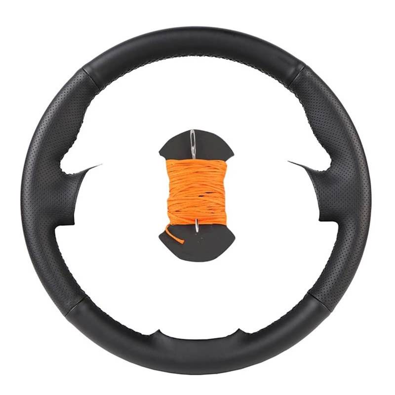 Für Benz W204 Für C-Klasse 2007 2008 2009 2010 Für C280 C230 Künstliche Leder Lenkung Wrap Lenkrad Abdeckungen Anti-Slip LenkradbezüGe(Orange) von BEYEPZNZCK