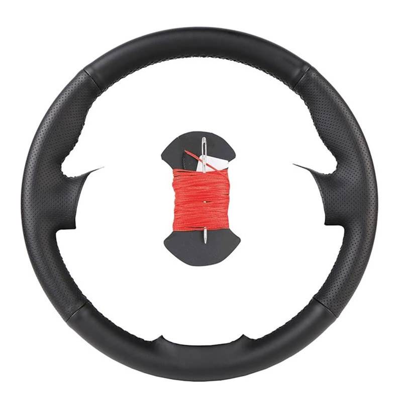 Für Benz W204 Für C-Klasse 2007 2008 2009 2010 Für C280 C230 Künstliche Leder Lenkung Wrap Lenkrad Abdeckungen Anti-Slip LenkradbezüGe(Red) von BEYEPZNZCK