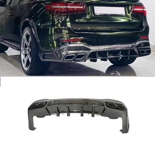 Für Für Benz GLC KLASSE W253 Sport 2015-2018 Auto Hecklippe Diffusor Untere Stoßstange Lip Spoiler Splitter Chassis Anti-Crash Protector Body Auto Spoiler Wing von BEYEPZNZCK