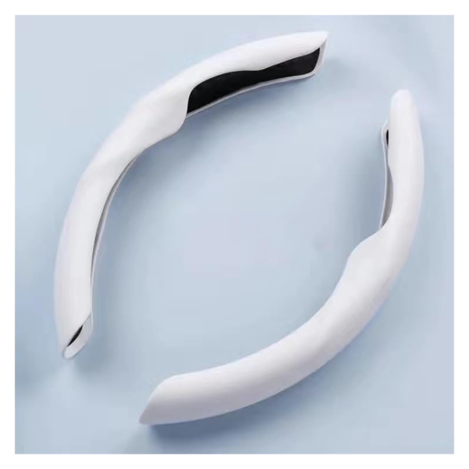 Für VW Für Tiguan 2009-2018 2019 2020 2021 2022 2023 2024 Segmentierter Lenkradschutz Auto Lenkradschutz Auto LenkradbezüGe(F White) von BEYEPZNZCK
