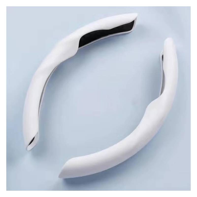 Für VW Für Tiguan 2009-2018 2019 2020 2021 2022 2023 2024 Segmentierter Lenkradschutz Auto Lenkradschutz Auto LenkradbezüGe(F White) von BEYEPZNZCK