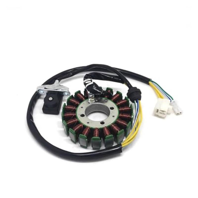 Motorrad Zündschloss Für Bashan Für Shineray Für Taotao Dirt Pit Bike Für ATV 4 8 11 12 18 Pol Spule 5 6 Draht 125CC 150CC 200CC 250CC CG Magneto Stator Zündspule(18 Pole) von BEYEPZNZCK