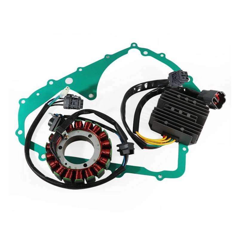 Motorrad Zündschloss Für Kymco Für Maxxer 400 450 Für MXU400 Für MXU450i Für MXU465 Für MXU465i Motorrad Stator Spule Regler Gleichrichter Dichtung Generator Abdeckung Set von BEYEPZNZCK