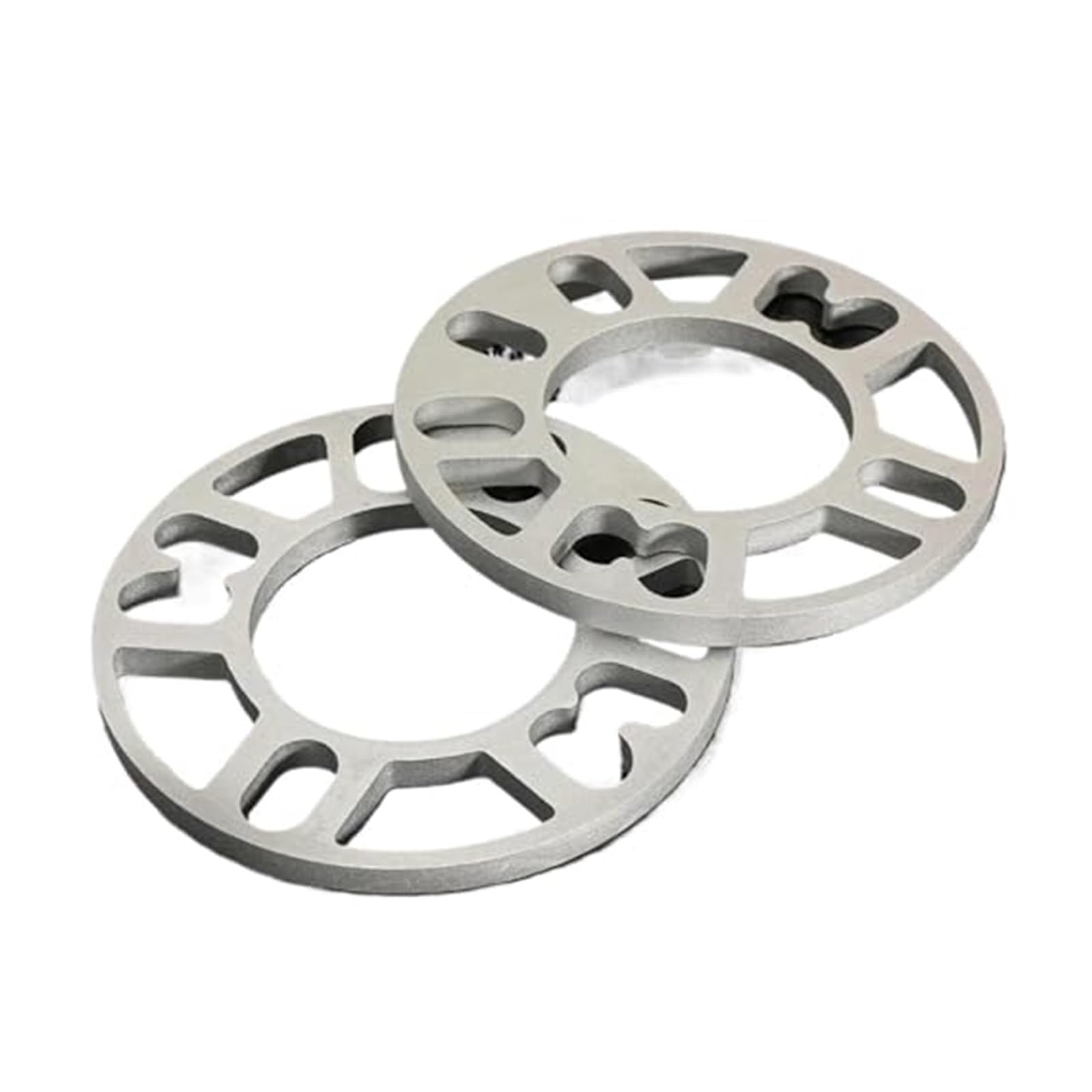 Raddistanzscheiben Aus Aluminium Für Auto Rad Distanzstücke Adapter Spurverbreiterungen Unterlegscheiben 2 STÜCKE 3 5 8 10mm Dicke Aluminium 4 Und 5 Lug Distanzstück Dichtung(2PCS 5MM) von BEYEPZNZCK
