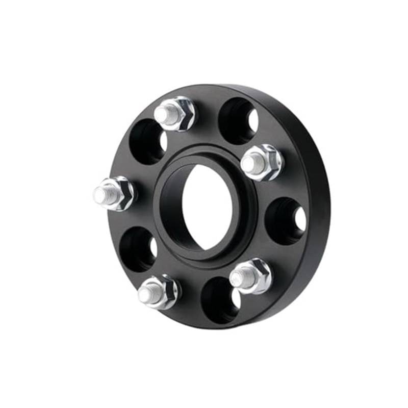 Raddistanzscheiben Aus Aluminium Für E46 Für E60 Für E90 Für F10 Für F30 1 Stück Embers Spurverbreiterungen 5x120 CB 72,6mm M14x1.5 Nabenadapter Reifenzubehör(Black 30mm) von BEYEPZNZCK