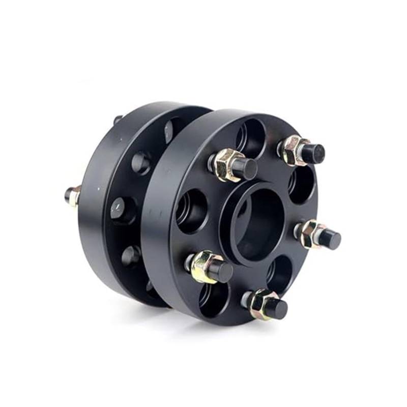 Raddistanzscheiben Aus Aluminium Für Kia Sorento M12x1.5 2 Stück 25 30 35 40mm PCD 5x139.7 CB 95,3mm Rad Spacer Adapter 5 Lug Anzug Auto Rad Spacer(2 Black 40mm) von BEYEPZNZCK