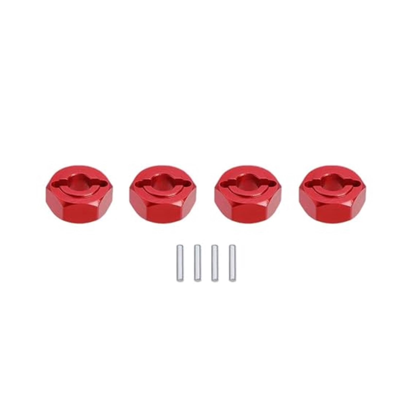 Raddistanzscheiben Aus Aluminium Für MJX Für Hyper Go 1 14 14209 14210 Aluminiumlegierung Sechskantrad-Verbreiterungsadapter Radadapternabe(‎Rosso) von BEYEPZNZCK