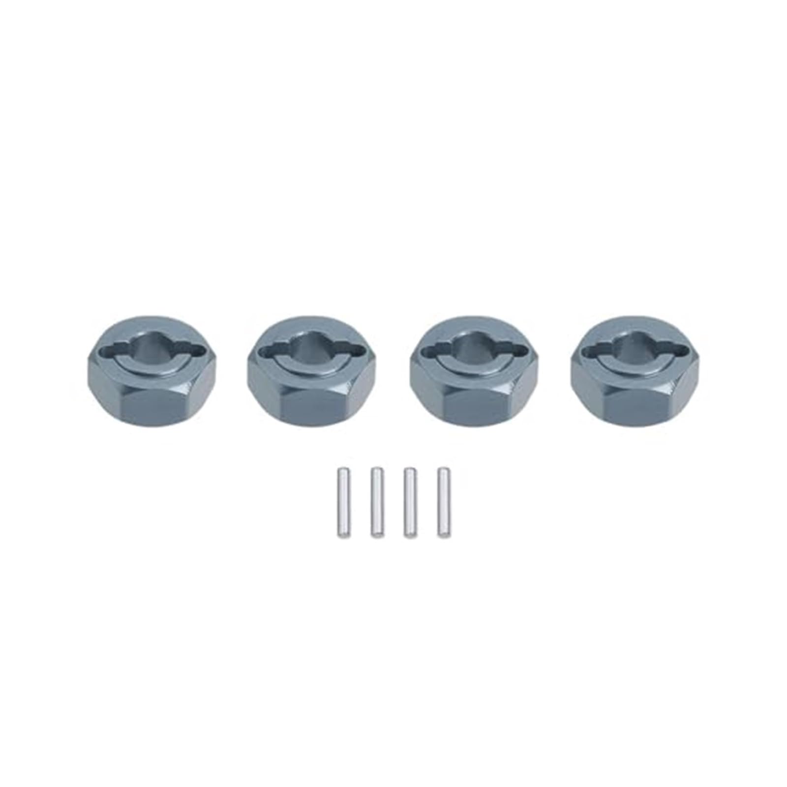 Raddistanzscheiben Aus Aluminium Für MJX Für Hyper Go 1 14 14209 14210 Aluminiumlegierung Sechskantrad-Verbreiterungsadapter Radadapternabe(‎Titanium) von BEYEPZNZCK