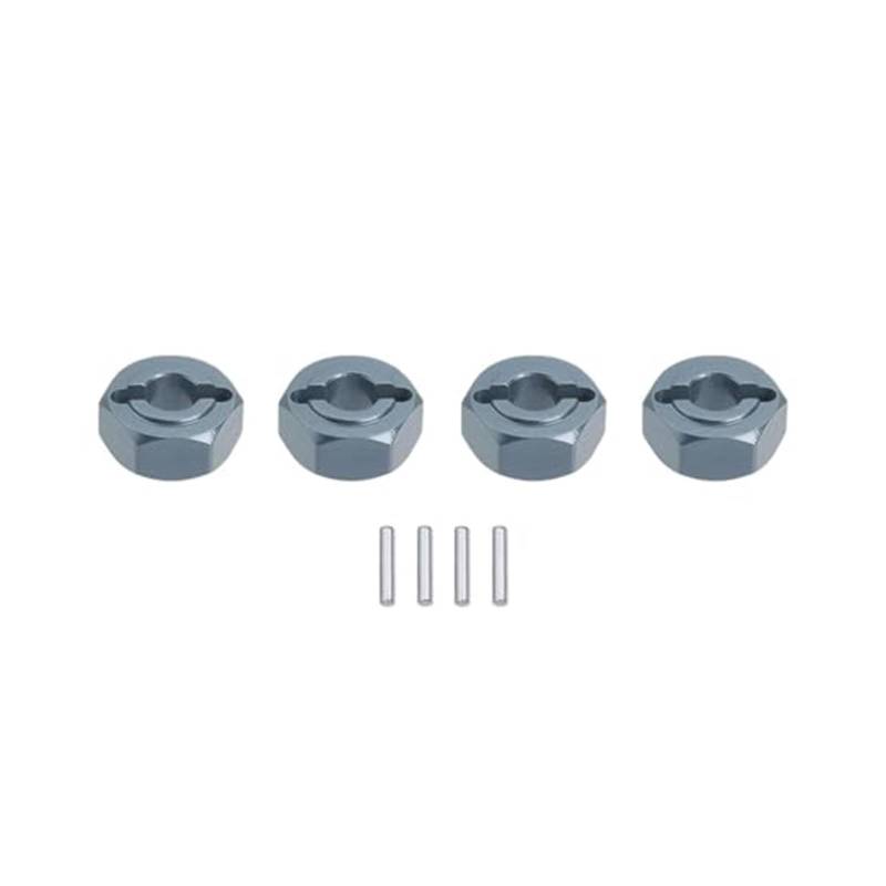 Raddistanzscheiben Aus Aluminium Für MJX Für Hyper Go 1 14 14209 14210 Aluminiumlegierung Sechskantrad-Verbreiterungsadapter Radadapternabe(‎Titanium) von BEYEPZNZCK