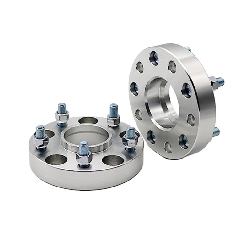 Raddistanzscheiben Aus Aluminium Für Range Für Rover Für Velar Für Evoque Für Discovery Für Sport Für LR2 2 Teilige Spurverbreiterungen 10 Schrauben PCD 5x108 M14xP1.5 CB 63,4 Mm von BEYEPZNZCK
