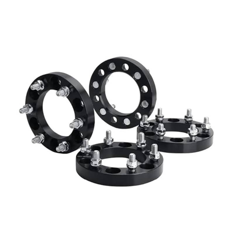 Raddistanzscheiben Aus Aluminium Für Toyota Für 4Runner FJ Für Cruiser Für Hilux 4PC 6x5.5 Hubcentric Spurverbreiterungen 6 Lug 25mm Hub Bohrung 108mm M12x1.5 Spurverbreiterung Set von BEYEPZNZCK