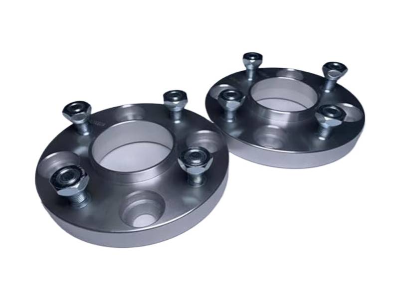 Raddistanzscheiben Aus Aluminium PCD 4x100 Nabenzentrierung 56,1 Mm Radbolzen M12x1,5 Räder Distanzstück Spurverbreiterung Unterlegscheiben 2 Stück 25 Mm Radadapter Distanzstücke von BEYEPZNZCK