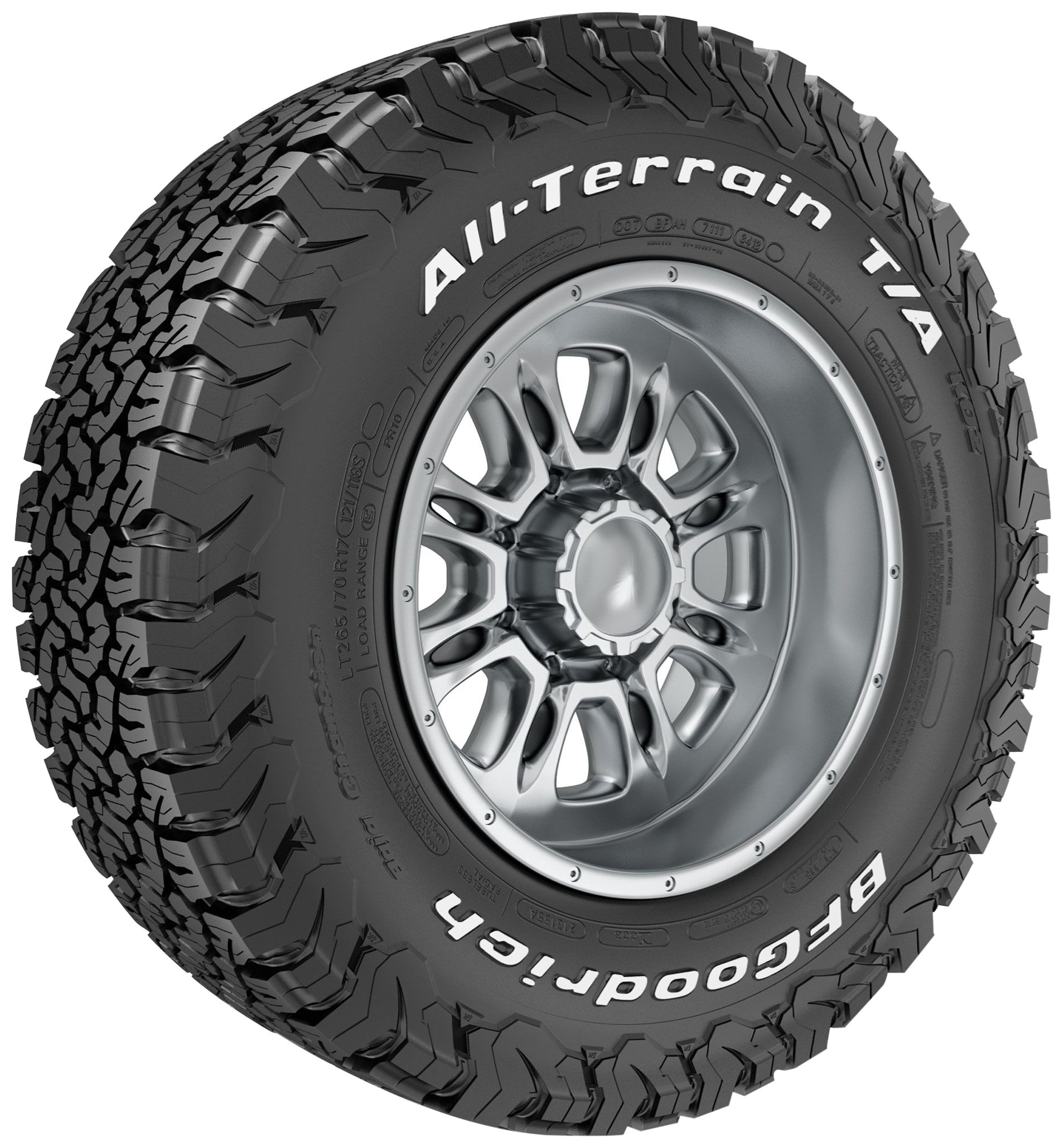 BF Goodrich All Terrain T/A KO2 M+S - 265/70R17 121S - Ganzjahresreifen von BFGoodrich