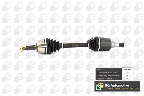 Antriebswelle Vorderachse links BGA DS2300L Antriebswelle Vorderachse links BGA DS2300L von BGA