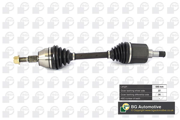 Antriebswelle Vorderachse links BGA DS2350L Antriebswelle Vorderachse links BGA DS2350L von BGA