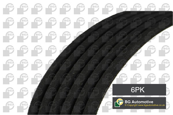 Keilrippenriemen BGA 6PK2581 von BGA