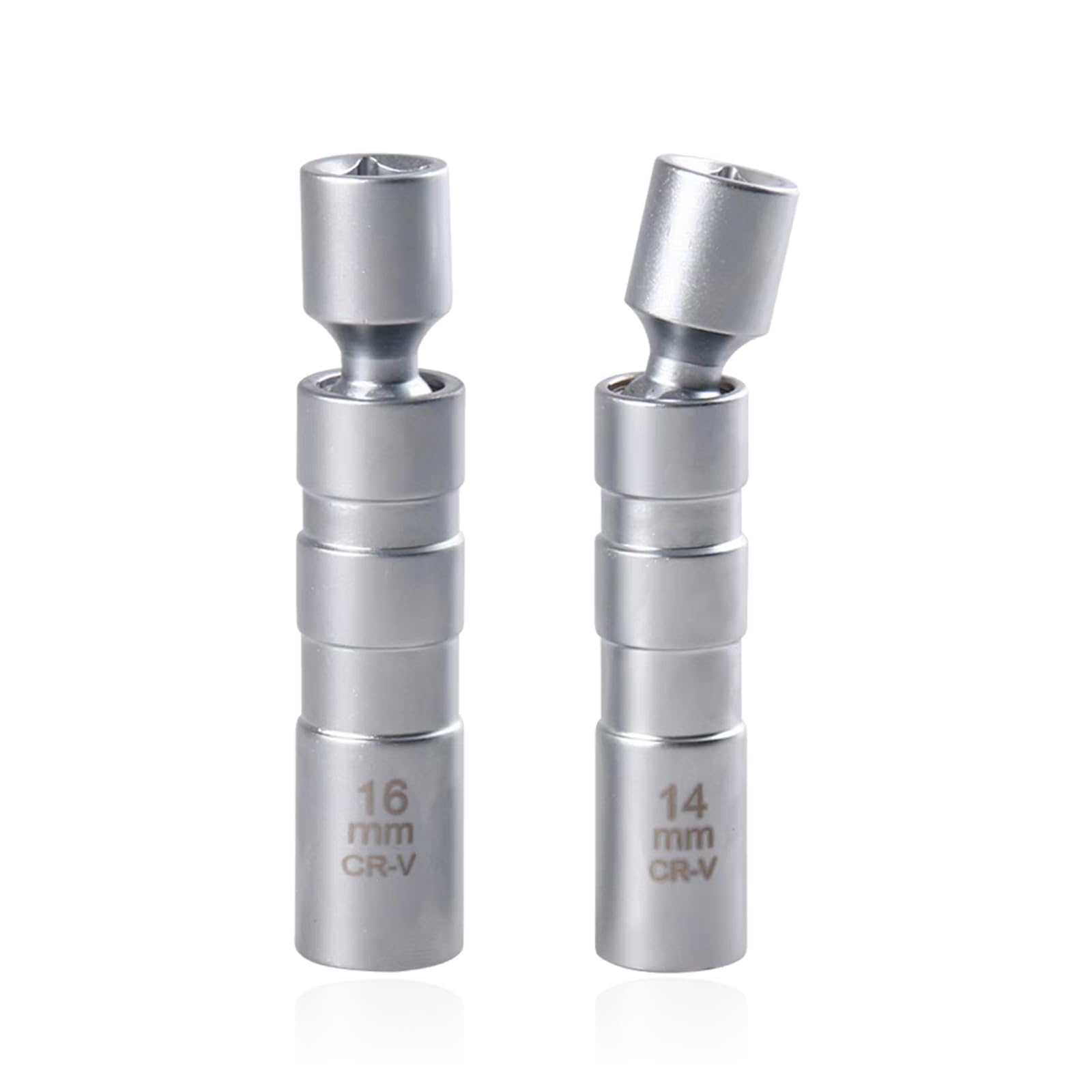 2 Stück Zündkerzenschlüssel Set,14mm und 16mm Universal Flexibel Zündkerzenschlüssel mit Haltefeder,Magnetisch Zündkerze Steckschlüssel, Zündkerzen Stecknuss Demontage Werkzeug für Auto & Motorrad 2 Stück Zündkerzenschlüssel Set,14mm und 16mm Universal Flexibel Zündkerzenschlüssel mit Haltefeder,Magnetisch Zündkerze Steckschlüssel, Zündkerzen Stecknuss Demontage Werkzeug für Auto & Motorrad von BGCCWJ