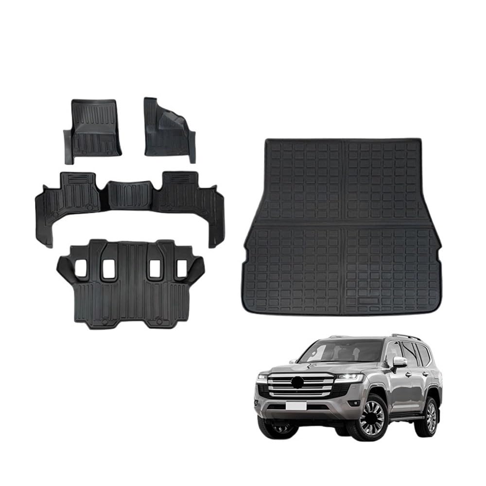 Volle Umgeben Kofferraummatte Für Land Für Cruiser Für LC300 7seat Auto Fußmatten Cargo-Liner Stamm Pad Teppich Schützen Volle Umgeben Kofferraummatte Für Land Für Cruiser Für LC300 7seat Auto Fußmatten Cargo-Liner Stamm Pad Teppich Schützen von BGDCVS