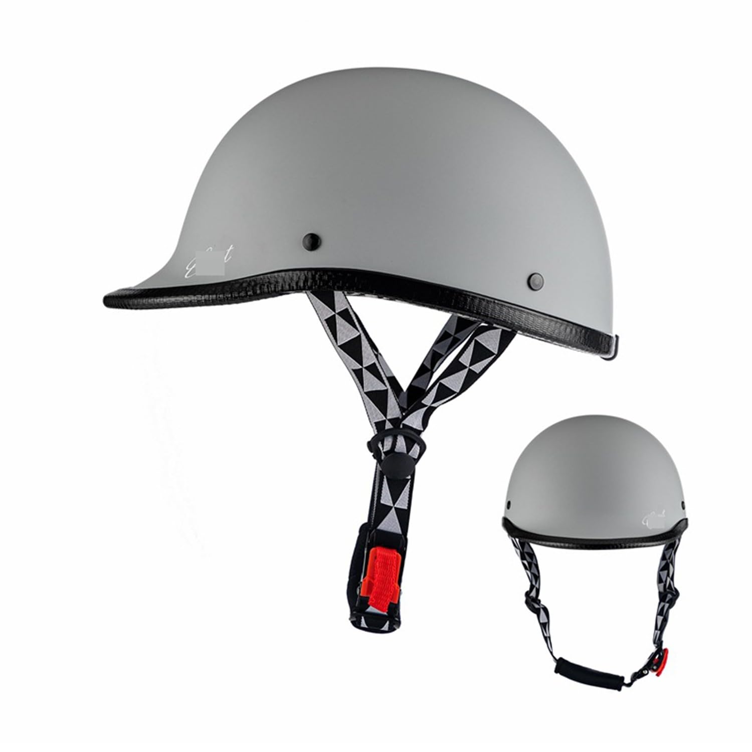 Motorrad-Halbhelm Retro Fashion Jethelm Brain-Cap ECE-zertifizierter anwendbarer Rollerhelm Leichter Motorradhelm Halbhelm, Unisex E,L=57-58CM Motorrad-Halbhelm Retro Fashion Jethelm Brain-Cap ECE-zertifizierter anwendbarer Rollerhelm Leichter Motorradhelm Halbhelm, Unisex E,L=57-58CM von BGGNG