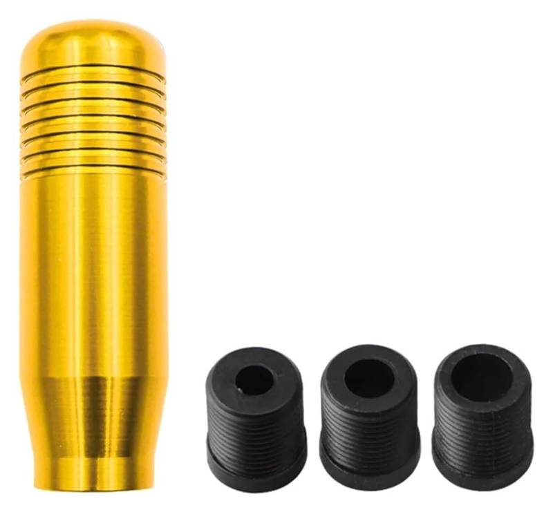 Auto-Schalthebel Stilvoller Universal-Aluminium-Schaltgetriebe-Schalthebel Schaltknauf 8.5 Cm Schalthebel Handball Schaltknauf Kopf(Gelb) von BGHGCVAOK