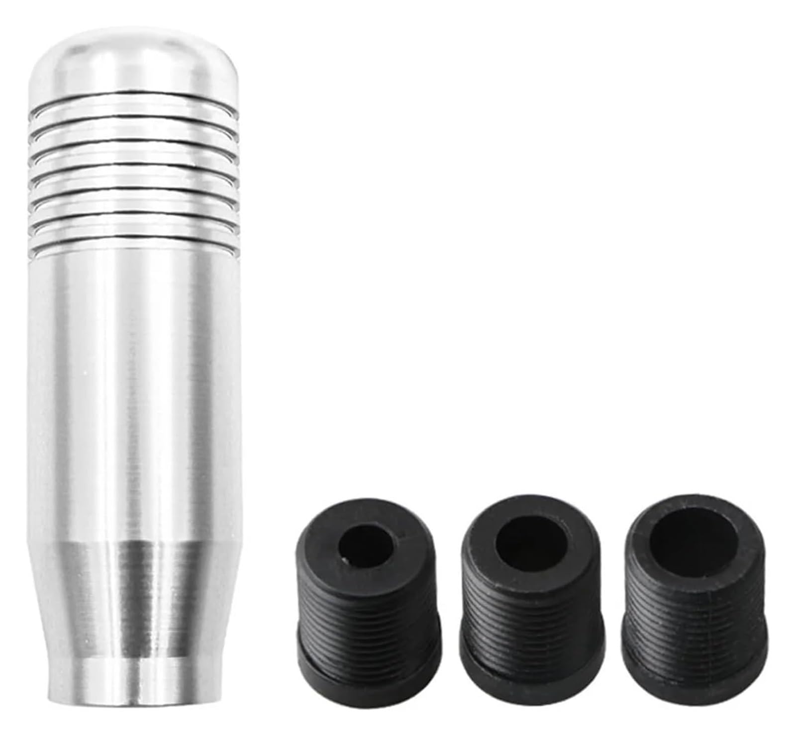 Auto-Schalthebel Stilvoller Universal-Aluminium-Schaltgetriebe-Schalthebel Schaltknauf 8.5 Cm Schalthebel Handball Schaltknauf Kopf(Silber) von BGHGCVAOK