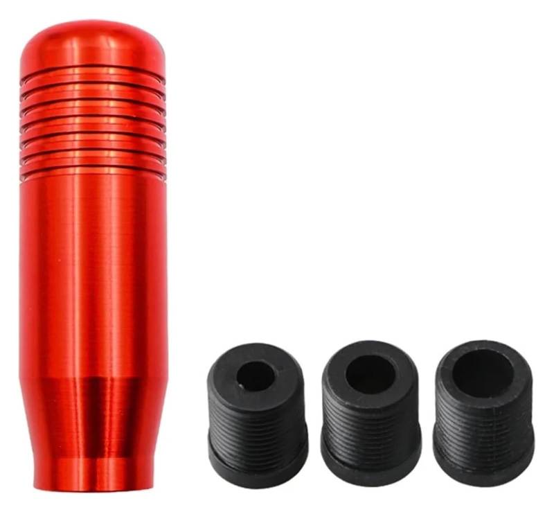 Auto-Schalthebel Stilvoller Universal-Aluminium-Schaltgetriebe-Schalthebel Schaltknauf 8.5 Cm Schalthebel Handball Schaltknauf Kopf(rot) von BGHGCVAOK