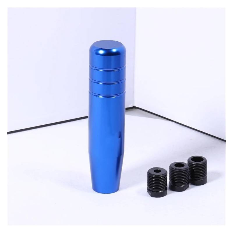 Auto Universal Schaltknauf MT Schalthebel Hebel Schaltknauf Griff Aluminium 13 Cm Stick Shifter Handball Schaltknauf Kopf(Blue 13cm) von BGHGCVAOK