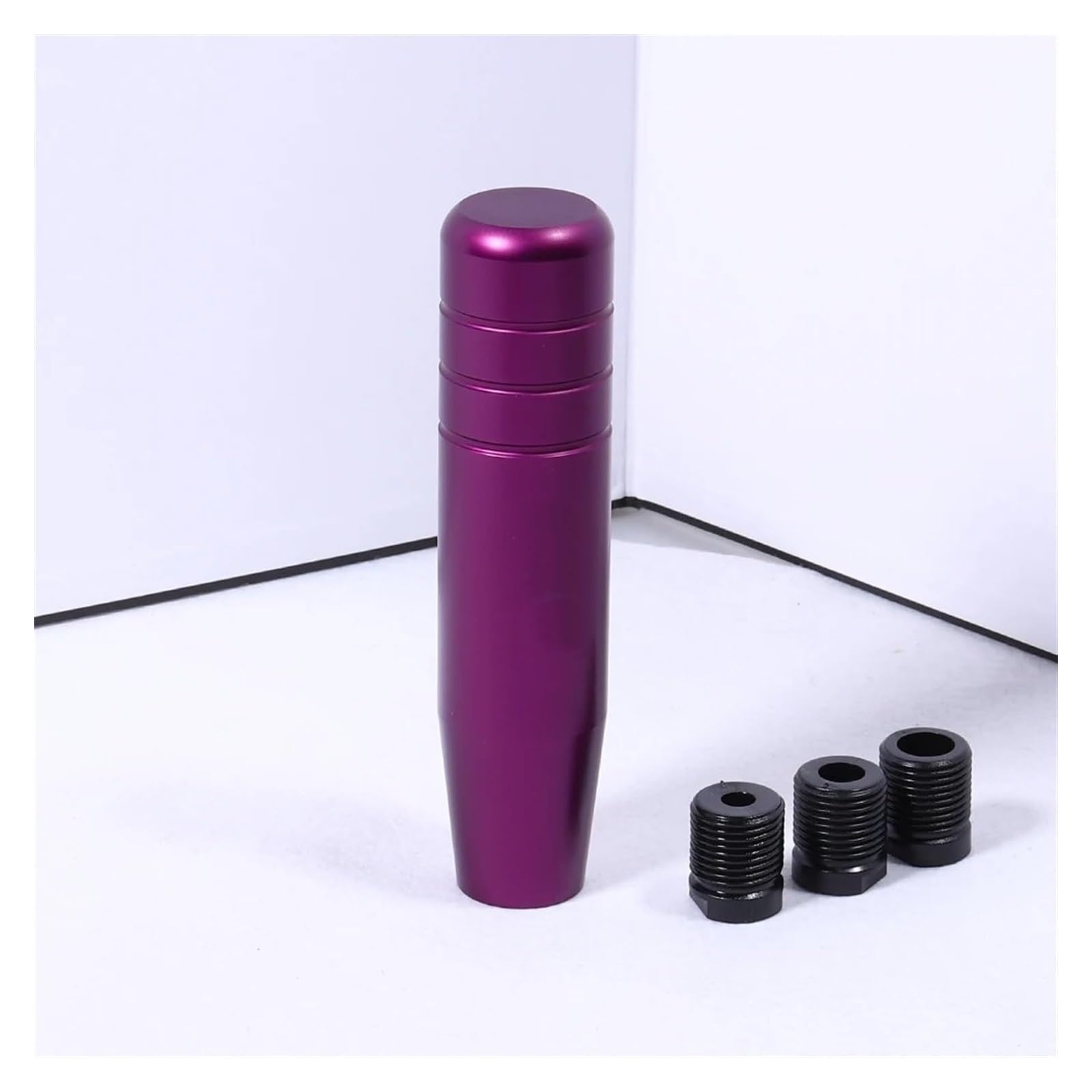 Auto Universal Schaltknauf MT Schalthebel Hebel Schaltknauf Griff Aluminium 13 Cm Stick Shifter Handball Schaltknauf Kopf(Purple 13cm) von BGHGCVAOK