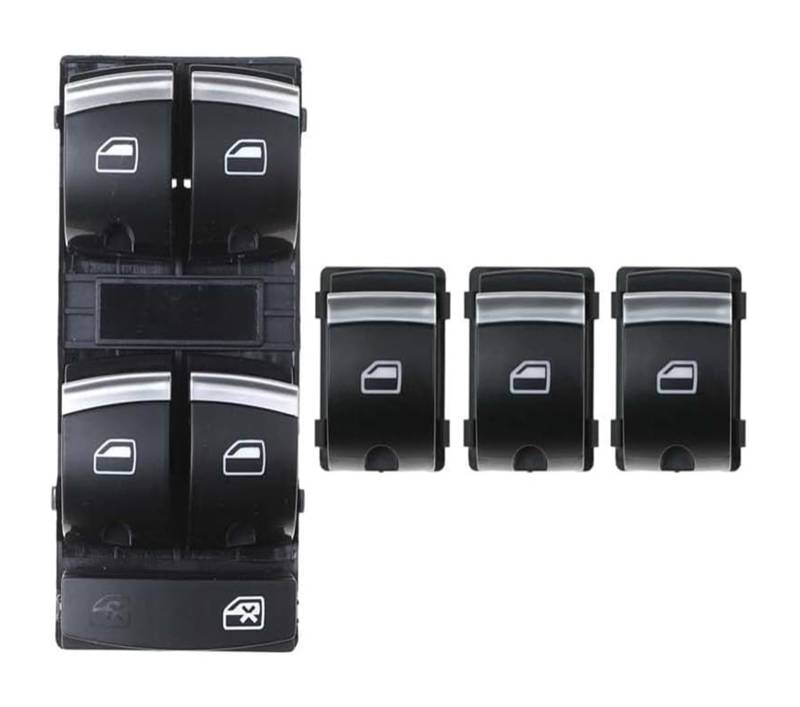 Autofensterschalter Für A3 S3 A6 S6 RS6 4F2 4FH 4F5 C6 Q7 8P1 8PA 4F0959851H 4F0959855B Master Fenster Control Schalter(A set) von BGHGCVAOK