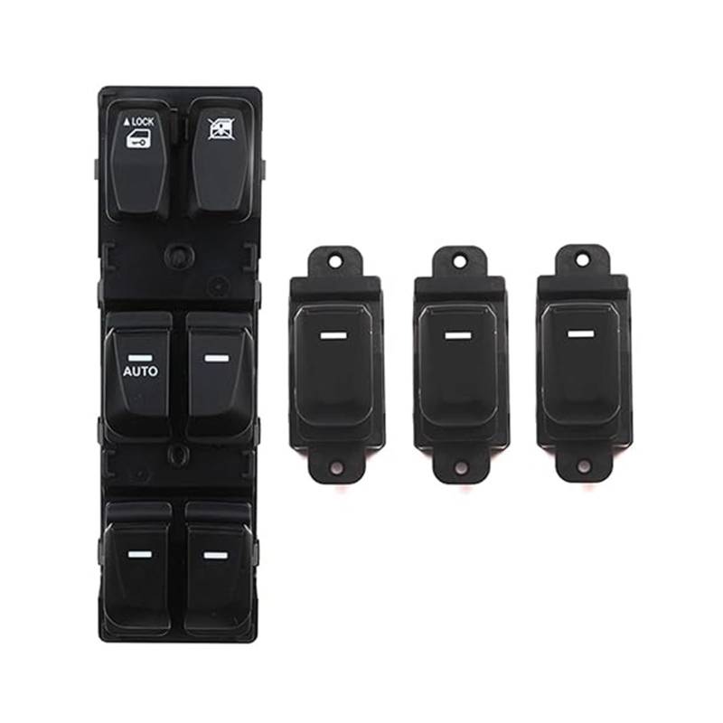Autofensterschalter Für Hyundai IX35 2009-2015 Fensterheber Schalter Taste Fenster Power Schalter 93570-2Z000 93580-2Z000(A set) von BGHGCVAOK