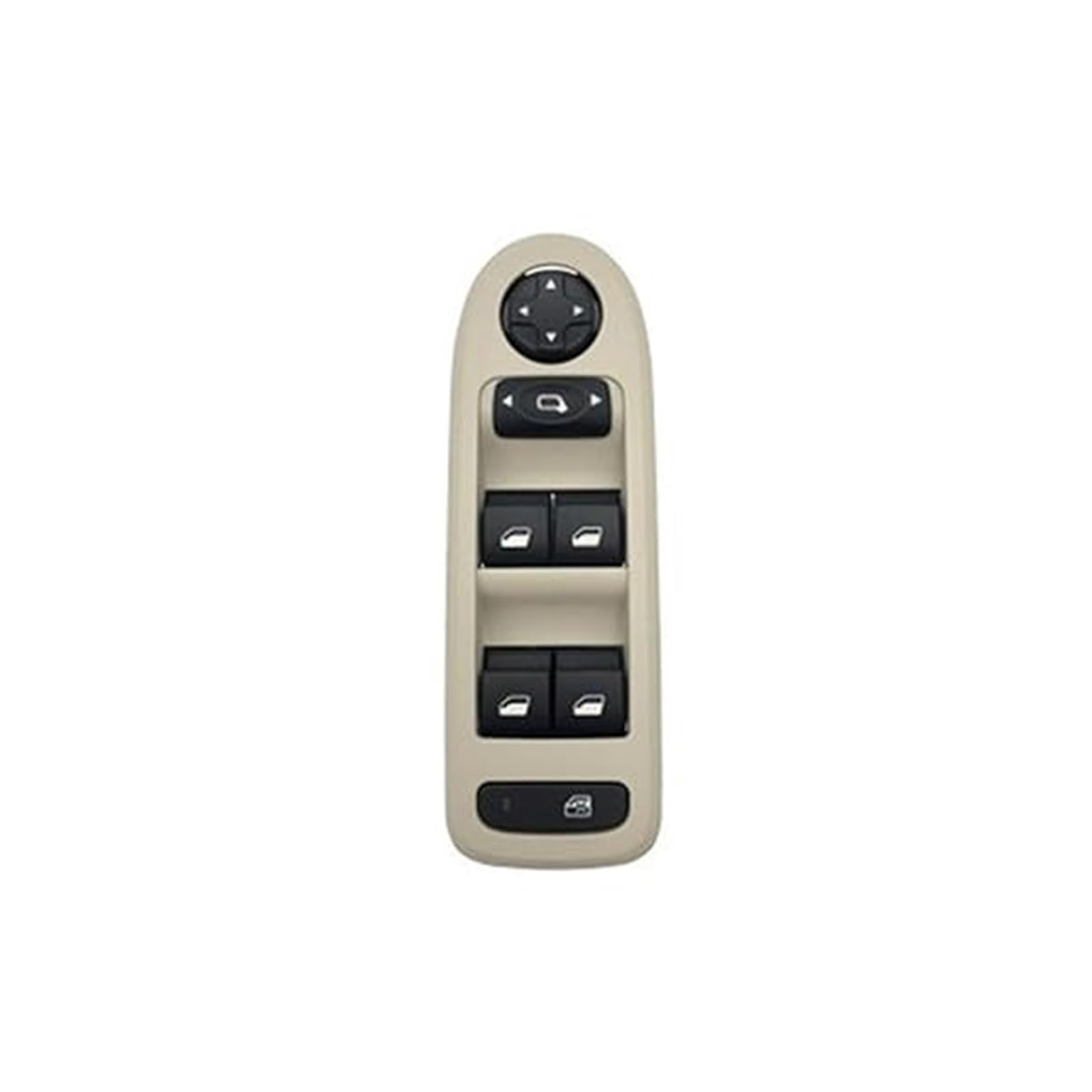Autofensterschalter Für P&eugeot 408 2009-2013 Master Power Vorne Links Seite Fenster Schalter Spiegel Control Taste 96666289ZE 98060872ZE(Beige) von BGHGCVAOK