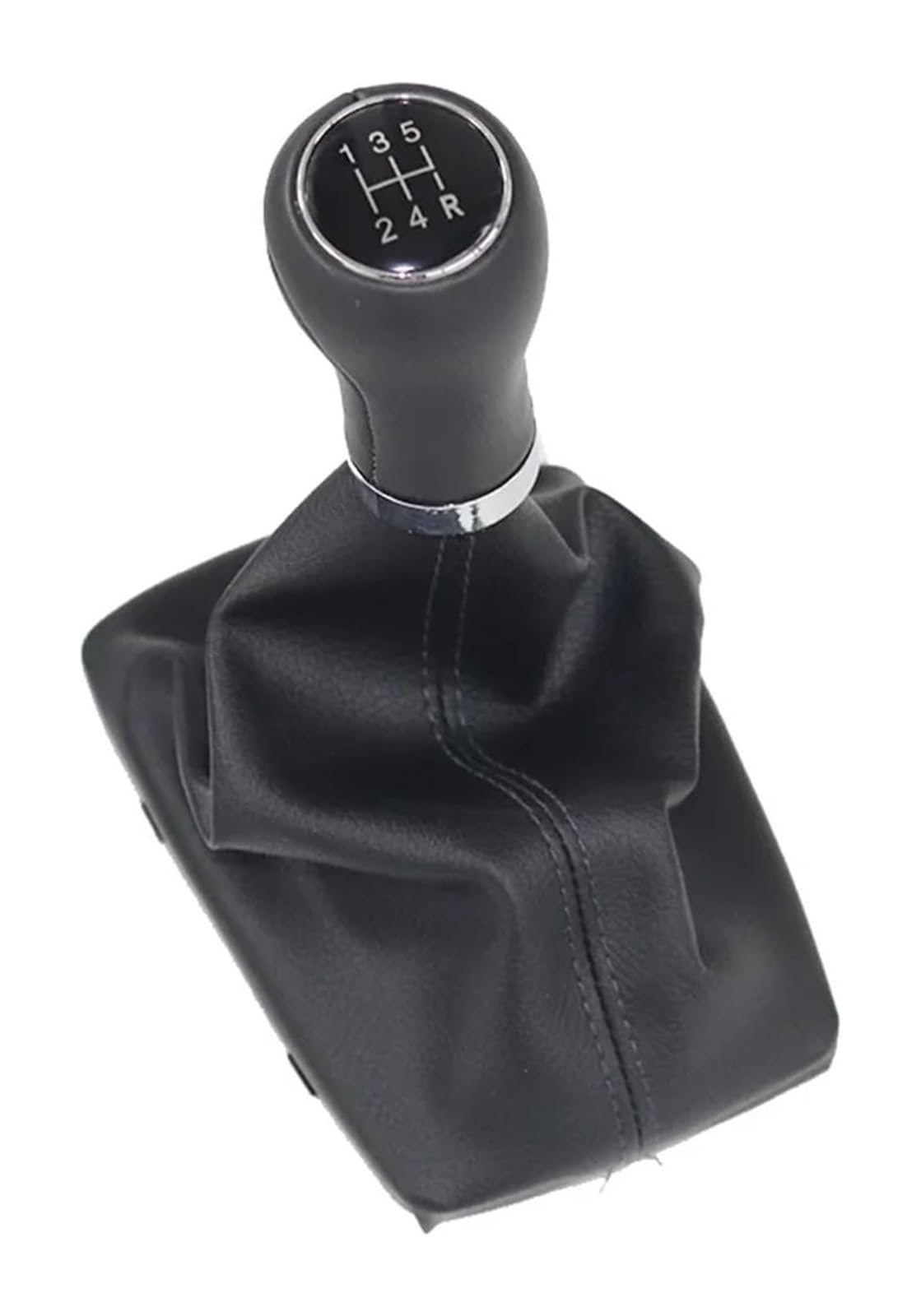 Für A4 8E B6 B7 2000-2008 Auto-Schalthebel Schalthebelmanschette Kofferraumabdeckung Schaltknauf Schaltknauf Kopf(12345R black line) von BGHGCVAOK