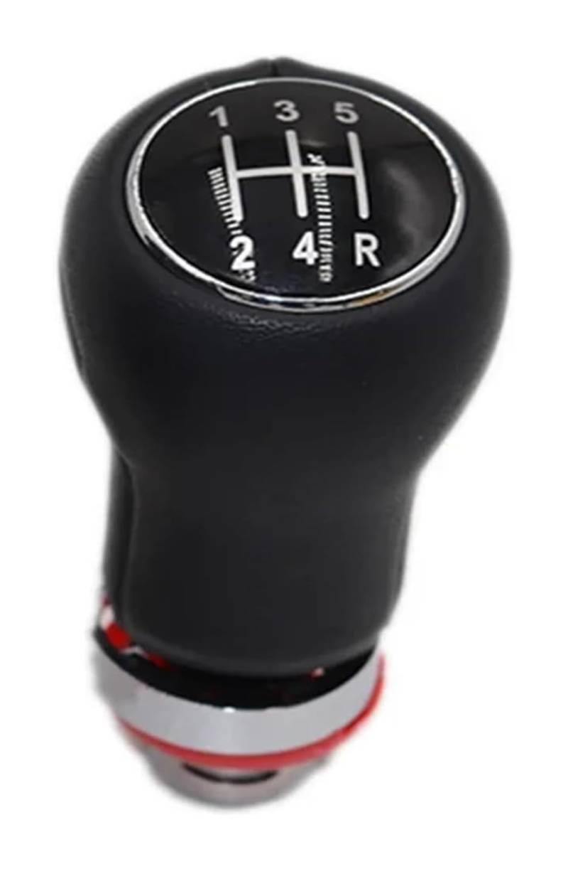 Für A4 8E B6 B7 2000-2008 Auto-Schalthebel Schalthebelmanschette Kofferraumabdeckung Schaltknauf Schaltknauf Kopf(12345R knob) von BGHGCVAOK