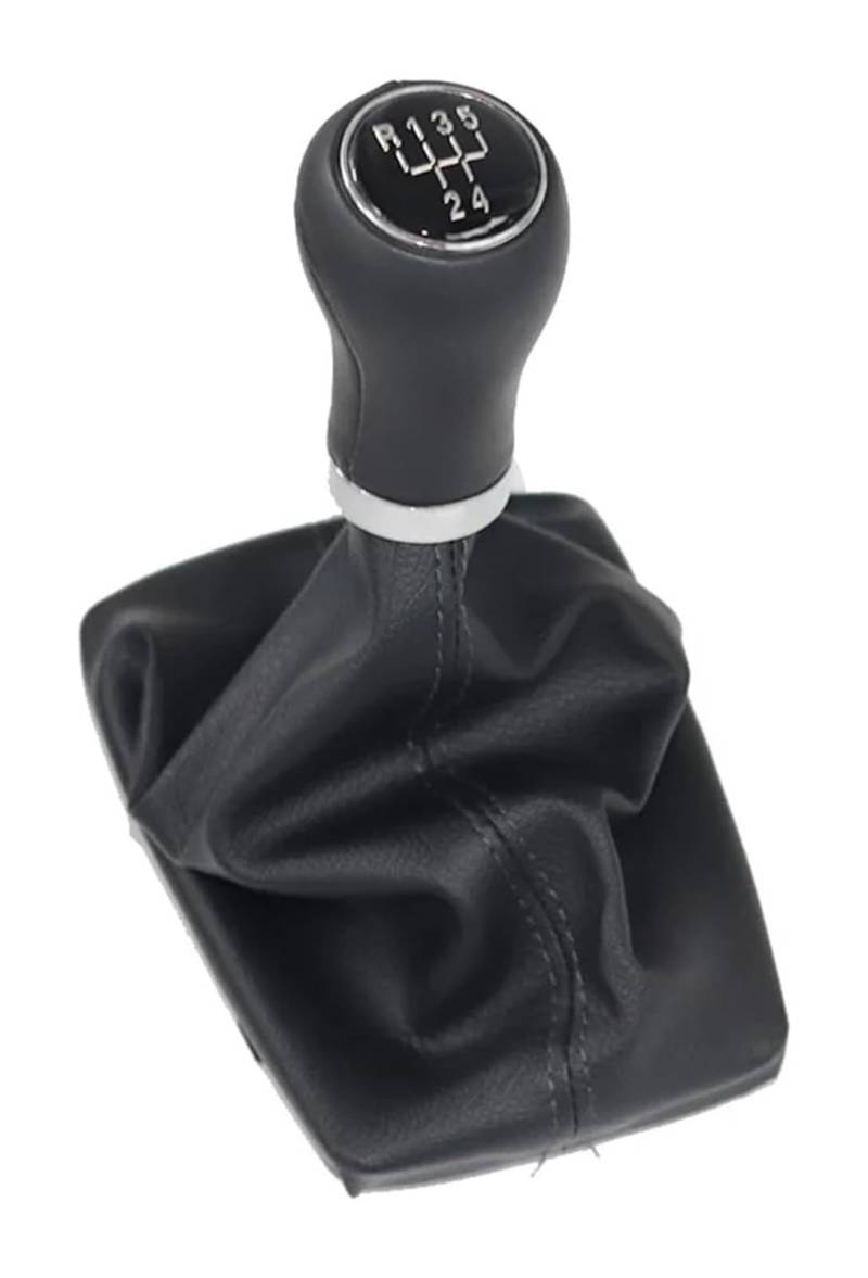 Für A4 8E B6 B7 2000-2008 Auto-Schalthebel Schalthebelmanschette Kofferraumabdeckung Schaltknauf Schaltknauf Kopf(R12345 black line) von BGHGCVAOK