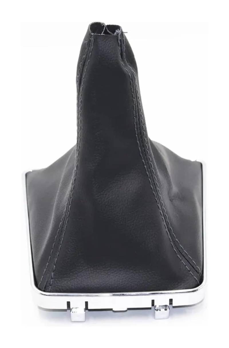 Für ASTRA H Handbremse Gamasche Hebel Shifter Staub Jacke Hand Bremse Gamasche Abdeckung Boot Schalthebel Knopf Schaltknauf Kopf(Black line gear boot) von BGHGCVAOK