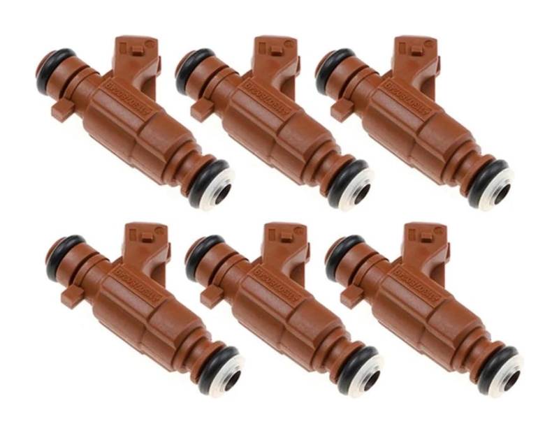 Für B&enz Für CLK320 3.2L V6 2003 CLK500 5.0L V8 2000-2006 0280156016 A1130780249 Kraftstoffeinspritzdüse Einspritzventil Kraftstoff-Benzin-Einspritzdüse(6 pcs) von BGHGCVAOK