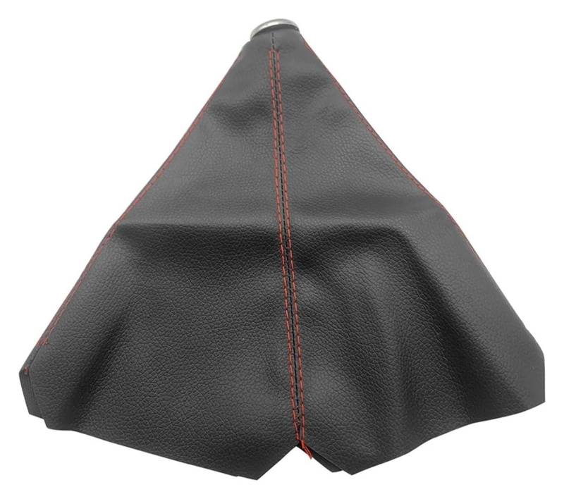 Für C3/C4/C5 5 Geschwindigkeit Schaltknauf Shifter Hebel Stick Gamasche Boot Abdeckung PU Stick Shifter Handbal Schaltknauf Kopf(rot) von BGHGCVAOK