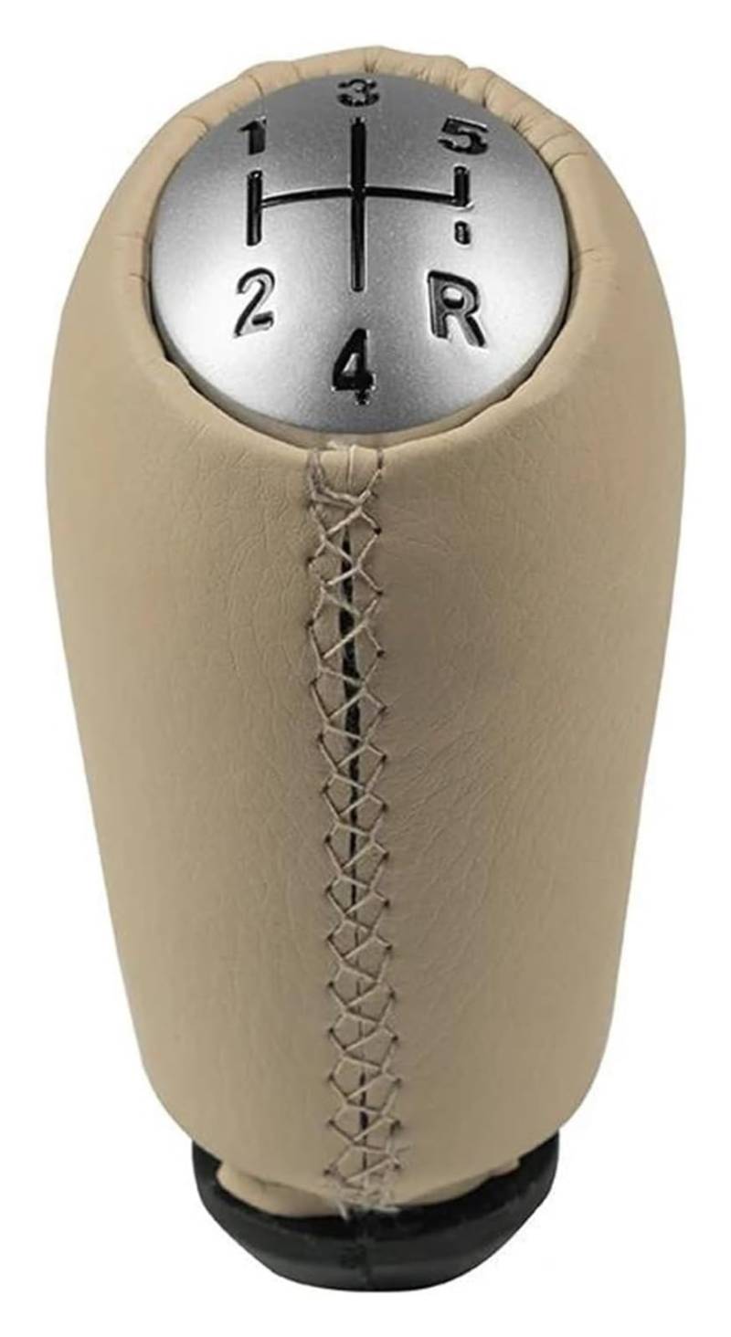 Für Clio 2 II Für M&EGANE 2 II Für Kangoo 2001-2009 5-Gang-Schaltknauf Schalthebelmanschette Abdeckung Gehäuse Schaltknaufkopf Schaltknauf Kopf(Matte Cap Beige) von BGHGCVAOK