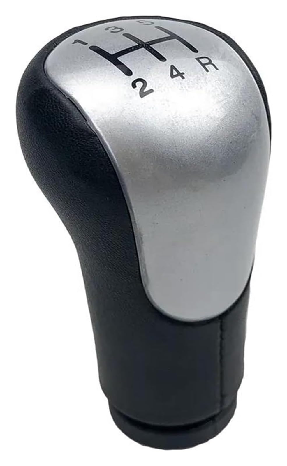Für Fiesta Für Fusion Für Transit Für Connect 2002-2008 Schaltknauf Schalthebelmanschette Auto Schaltknauf Schaltknauf Kopf(5 Speed Silver) von BGHGCVAOK