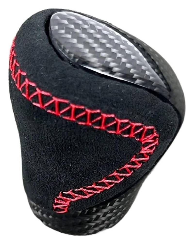 Für Is250 Is300 Carbon Fiber Schalthebel Schalthebel Shift Kopf Angepasst Stil Auto Teile Schaltknauf Kopf(Alcantara Leather) von BGHGCVAOK