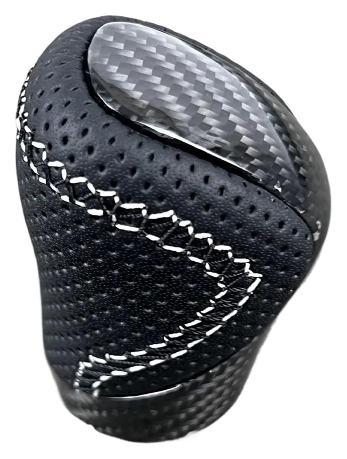 Für Is250 Is300 Carbon Fiber Schalthebel Schalthebel Shift Kopf Angepasst Stil Auto Teile Schaltknauf Kopf(Perforated Leather) von BGHGCVAOK
