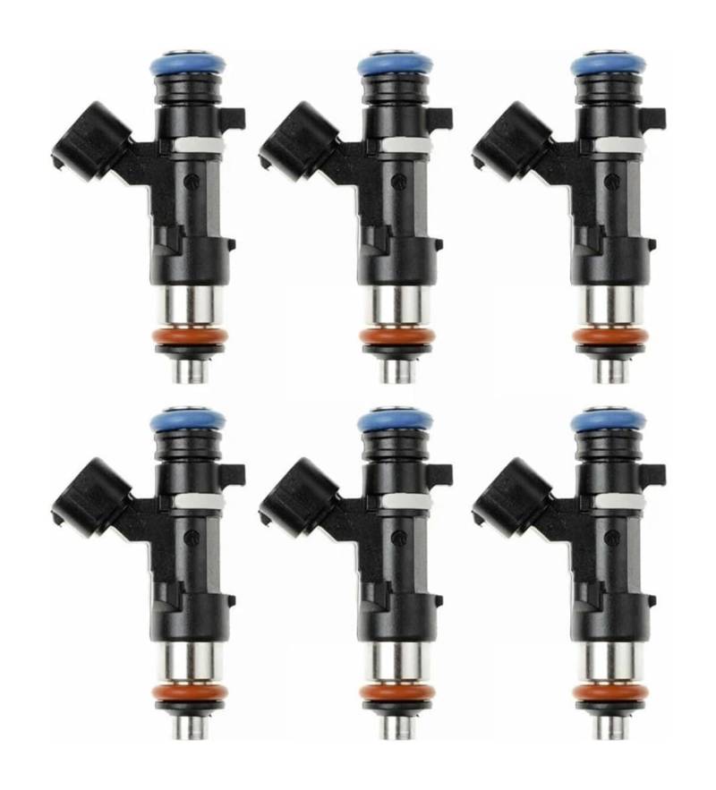 Für Quest Für Altima Für Maxima Für Murano 35 L V6 2003-2009 16600-7Y000 0280158005 Auto Styling Injektor Düse Kraftstoff-Benzin-Einspritzdüse(6pcs) von BGHGCVAOK