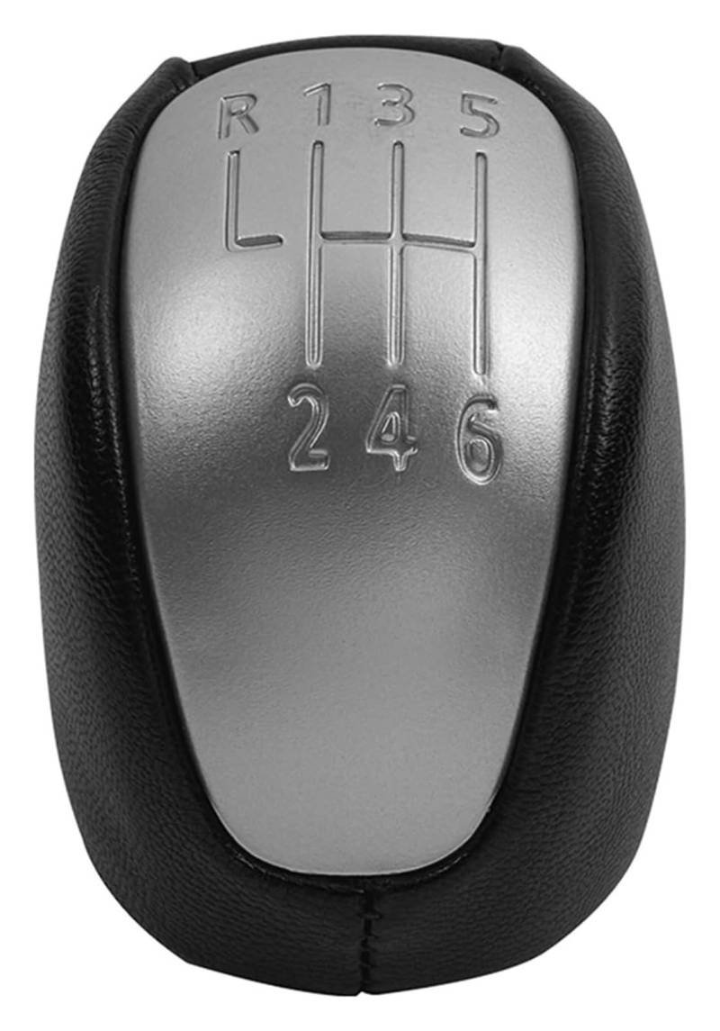 Für R&ENAULT Für Laguna III Für MK3 2008-2015 Leder Schaltknauf Hebel Schalt Gamasche Boot Fall Kragen Schaltknauf Kopf(Gear Knob Only) von BGHGCVAOK