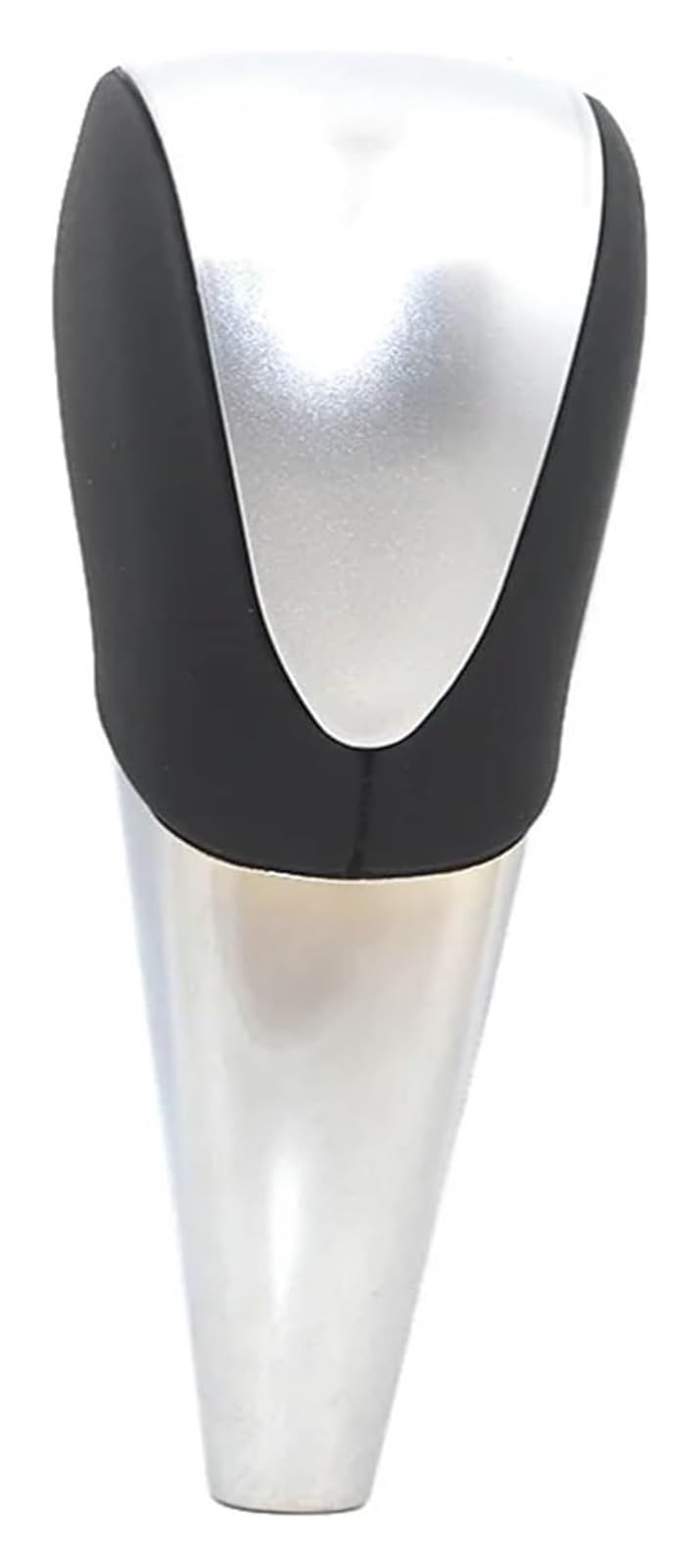Für T&oyota Für Avalon 2007-2010 Automatischer Griff Schaltknauf Hebel Getriebe Schalthebel Leder Stick Shifter Handball Schaltknauf Kopf(Silber) von BGHGCVAOK