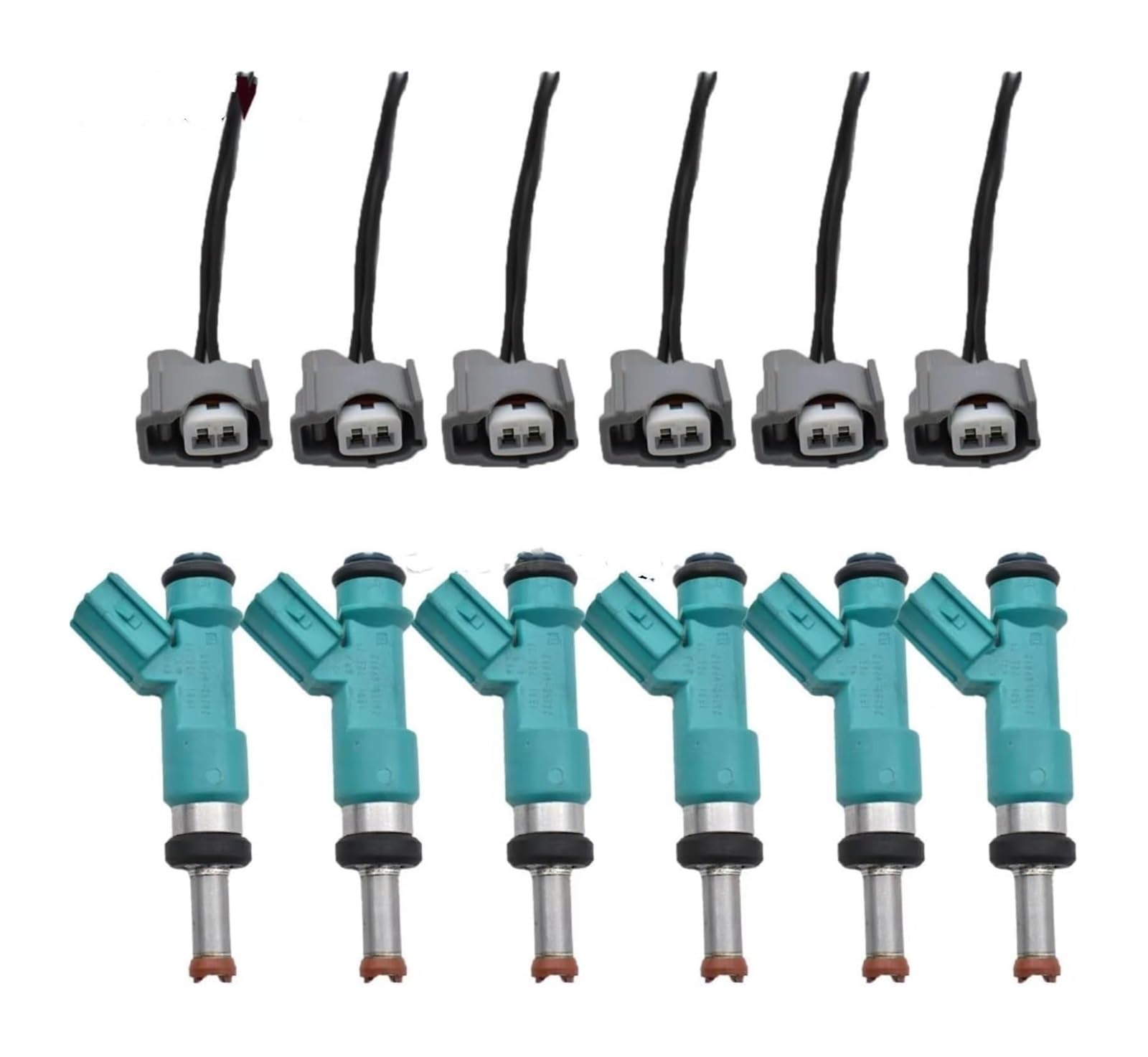 Für T&oyota Für Highlander Für Camry Für RAV4 23250-31090 23209-31090 6x Kraftstoff Injektoren Mit Stecker Kraftstoff Spray Düse Kraftstoff-Benzin-Einspritzdüse Für T&oyota Für Highlander Für Camry Für RAV4 23250-31090 23209-31090 6x Kraftstoff Injektoren Mit Stecker Kraftstoff Spray Düse Kraftstoff-Benzin-Einspritzdüse von BGHGCVAOK