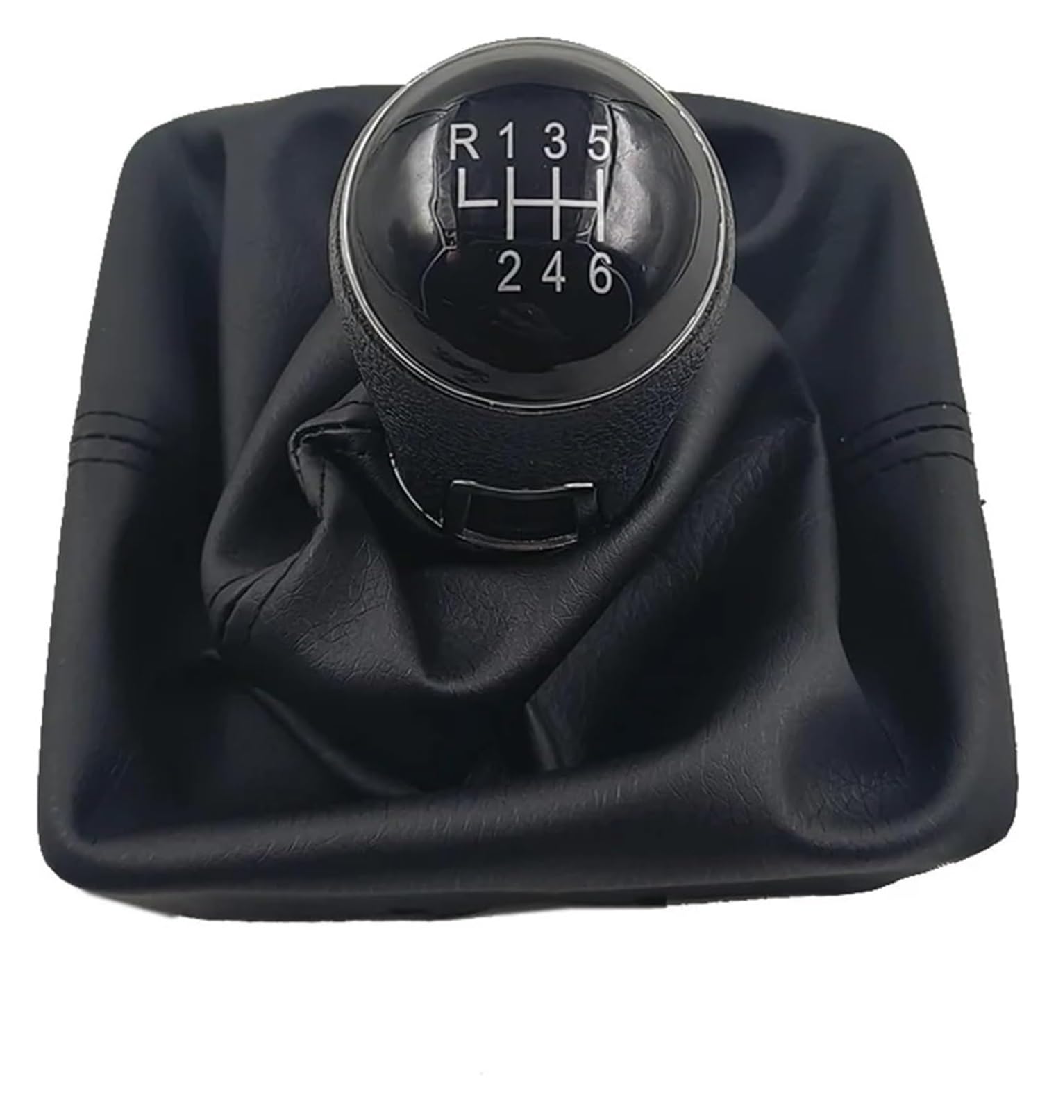 Für VW Für Amarok 2010-2022 Manuelle Getriebe Griffe Hebel Abdeckung Schaltknauf Boot Stick Shifter Staub Jacke Schaltknauf Kopf(6 Speed) von BGHGCVAOK