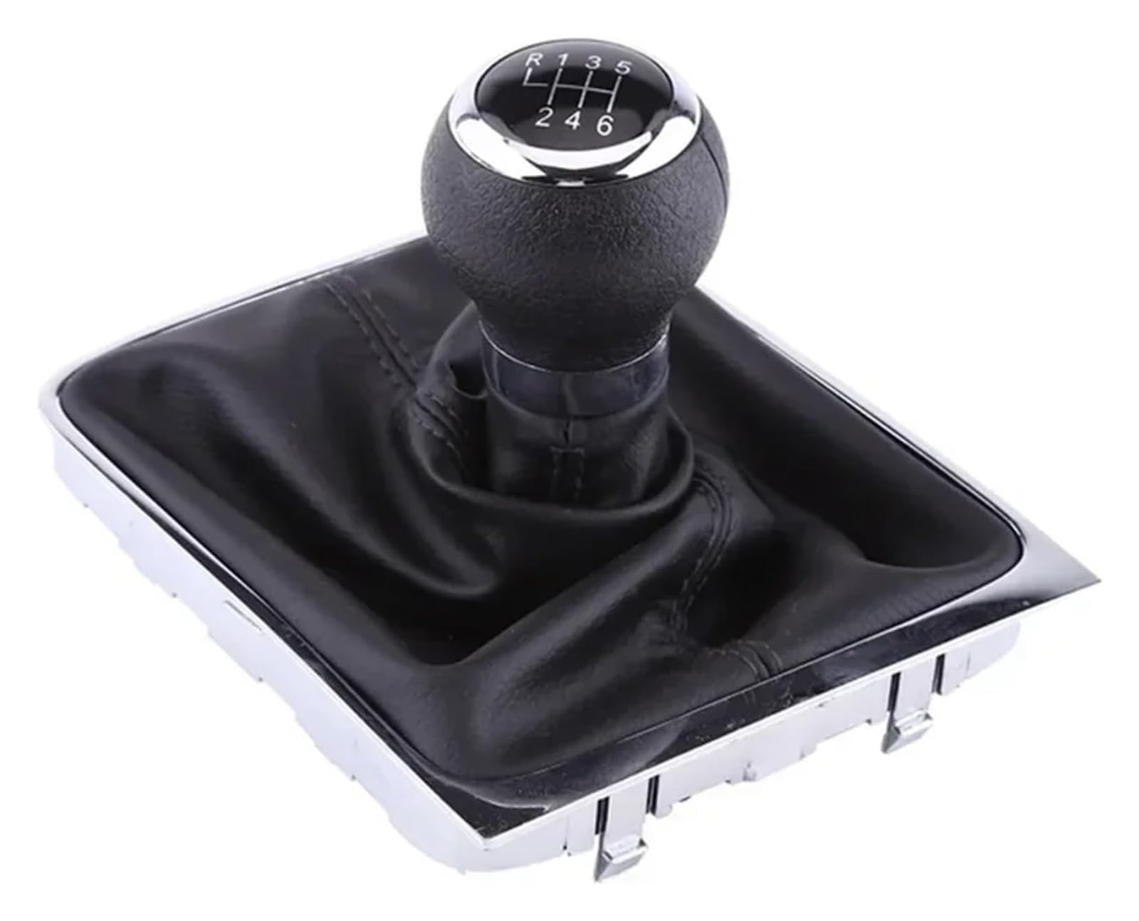 Für VW Für P&assat Für B6 2005-2012 Manueller Schaltknaufhebel Schalthebelmanschette PU-Leder 5/6-Gang Schaltknauf Kopf(6 Speed) von BGHGCVAOK